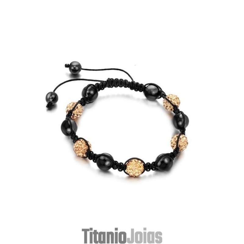 Pulseira De Cristal Feminina De Alta Qualidade Em Formato De Bola Pulseira De Cristal Feminina De Alta Qualidade Em Formato De Bola