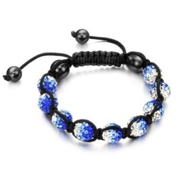 Pulseira De Cristal Feminina Em Formato De Bola De Excelente Qualidade