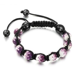 Pulseira De Cristal Feminina Em Formato De Bola De Excelente Qualidade