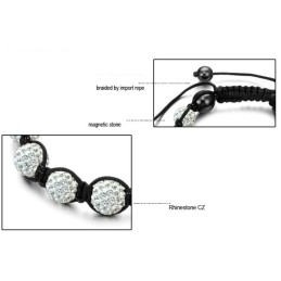 Pulseira De Cristal Feminina De Alta Qualidade Em Formato De Bola