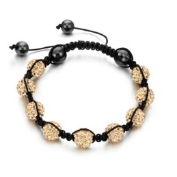 Pulseira Feminina De Cristal Em Formato De Bola, Vendendo Bem Em Todo O Mundo