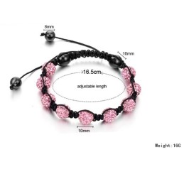 Pulseira Feminina De Cristal Em Formato De Bola, Vendendo Bem Em Todo O Mundo