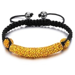 Pulseira De Cristal Em Formato De Bola Feminina Rainha Da Qualidade