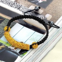 Pulseira De Cristal Em Formato De Bola Feminina Rainha Da Qualidade
