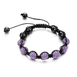 Pulseira De Cristal Em Formato De Bola Feminina Com Qualidade E Quantidade Garantidas