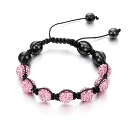 Pulseira De Cristal Em Formato De Bola Feminina Com Qualidade E Quantidade Garantidas