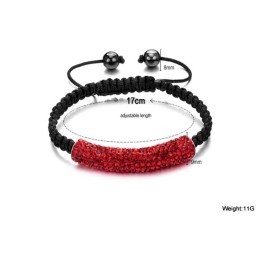 Pulseira De Cristal Em Formato De Bola Feminina De Qualidade Confiável