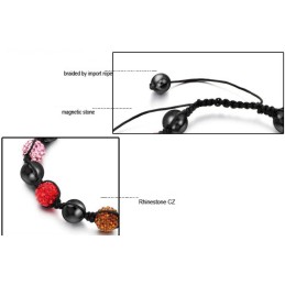 Pulseira Feminina De Cristal Em Formato De Bola, Vendendo Bem Em Todo O Mundo