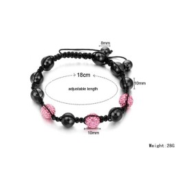 Pulseira De Cristal Feminina De Alta Qualidade Em Formato De Bola