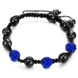Pulseira De Cristal Feminina Em Formato De Bola De Qualidade Superior