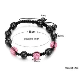Pulseira De Cristal Em Formato De Bola Feminina De Reputação Confiável
