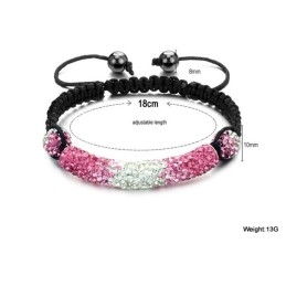 Pulseira De Cristal Feminina De Alta Qualidade Em Formato De Bola