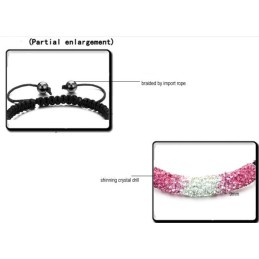 Pulseira Feminina De Cristal Em Formato De Bola, Famosa Por Sua Alta Qualidade