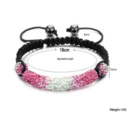Pulseira Feminina De Cristal Em Formato De Bola, Famosa Por Sua Alta Qualidade