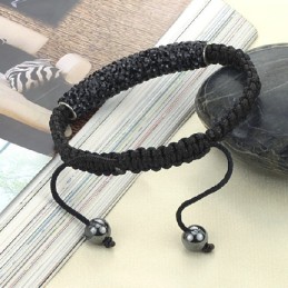 Pulseira De Cristal Feminina Em Formato De Bola De Qualidade Superior