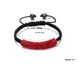 Pulseira De Cristal Em Formato De Bola Feminina De Qualidade Estável