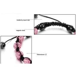 Pulseira Feminina De Cristal Em Formato De Bola, Vendendo Bem Em Todo O Mundo