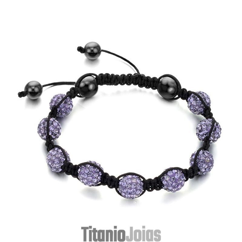 Pulseira De Cristal Feminina De Alta Qualidade Em Formato De Bola Pulseira De Cristal Feminina De Alta Qualidade Em Formato De Bola