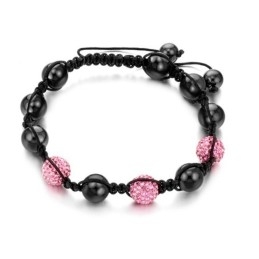 Pulseira De Cristal Em Formato De Bola Feminina Com Qualidade E Quantidade Garantidas