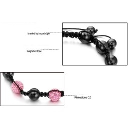 Pulseira De Cristal Em Formato De Bola Feminina Com Qualidade E Quantidade Garantidas