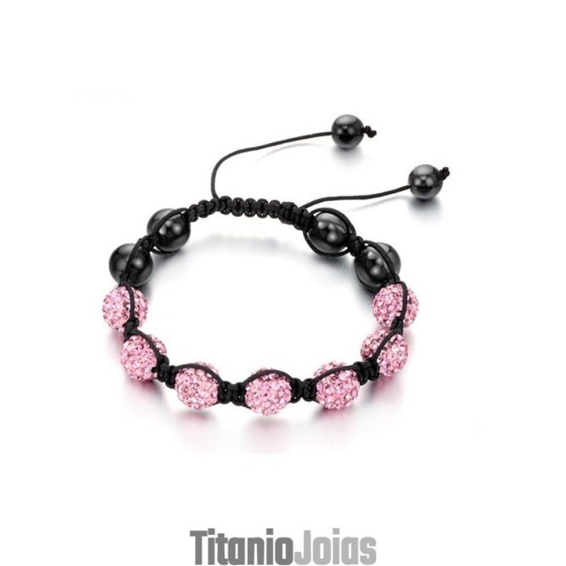 Pulseira De Cristal Em Formato De Bola Feminina Durável Para Uso Pulseira De Cristal Em Formato De Bola Feminina Durável Para Uso