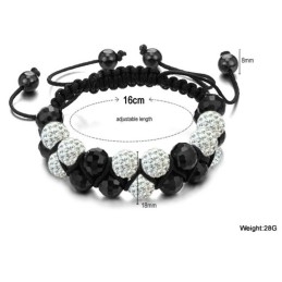 Pulseira De Cristal Feminina De Alta Qualidade Em Formato De Bola