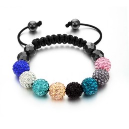 Pulseira De Cristal Em Formato De Bola Feminina De Qualidade Estável