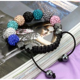 Pulseira De Cristal Em Formato De Bola Feminina De Qualidade Estável