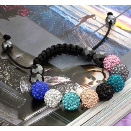 Pulseira De Cristal Em Formato De Bola Feminina De Qualidade Estável