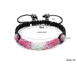 Pulseira De Cristal Em Formato De Bola Feminina De Reputação Confiável