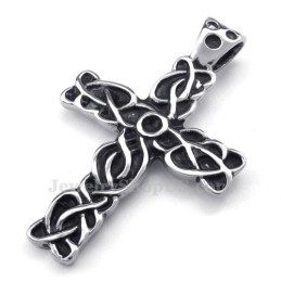 Lindo Colar Masculino Com Pingente De Cruz De Titânio (Corrente Grátis)