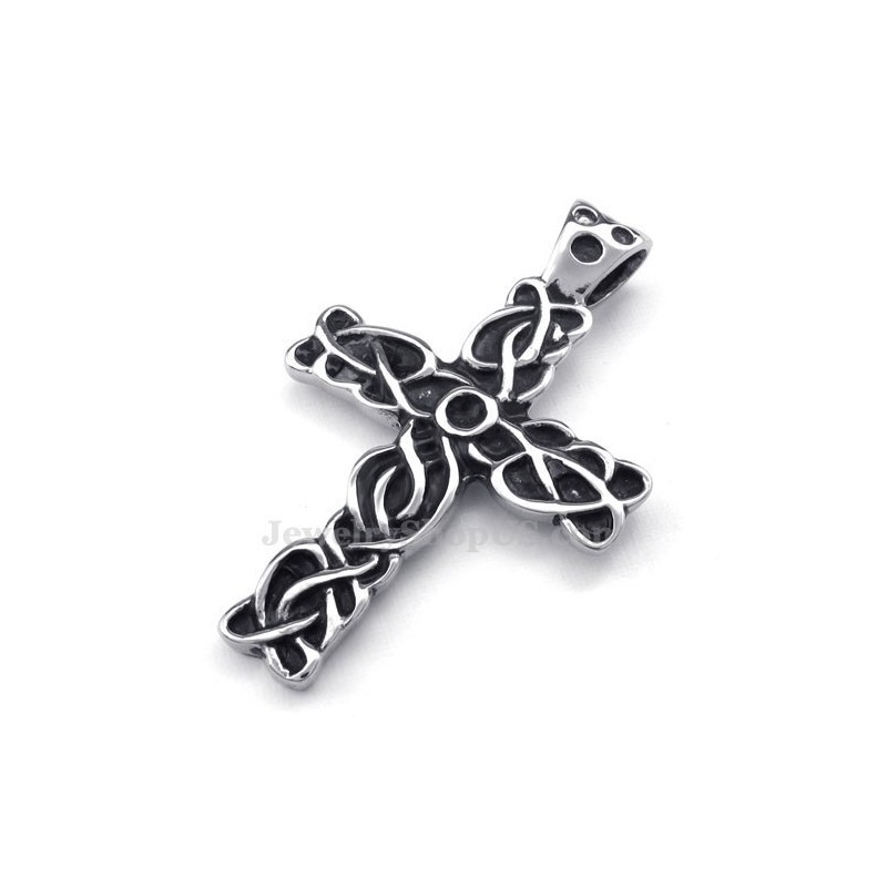 Lindo Colar Masculino Com Pingente De Cruz De Titânio (Corrente Grátis) Lindo Colar Masculino Com Pingente De Cruz De Titânio (Corrente Grátis)