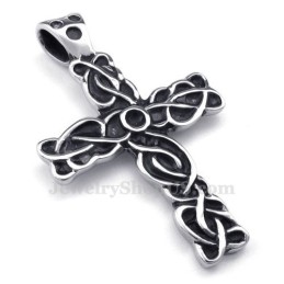 Lindo Colar Masculino Com Pingente De Cruz De Titânio (Corrente Grátis)