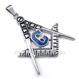 Colar Com Pingente Maçônico De Titânio (Corrente Grátis)