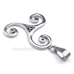 Colar Com Pingente De Turbinas Eólicas De Titânio (Corrente Grátis)