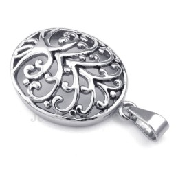 Colar Com Pingente De Árvore Da Vida Em Titânio (Corrente Grátis)