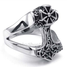 Anel De Titânio Do Martelo De Thor