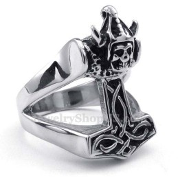 Anel De Titânio Do Martelo De Thor