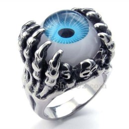 Anel De Titânio Azul Para Olhos