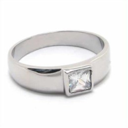 Anel De Corte Com Incrustações De Titânio De 6 Mm E Conjunto De Diamantes