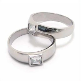 Anel De Corte Com Incrustações De Titânio De 6 Mm E Conjunto De Diamantes