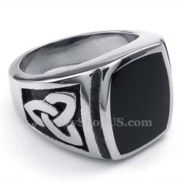 Anel De Titânio Preto Masculino
