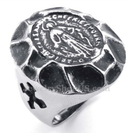 Anel De Titânio Virgem Maria