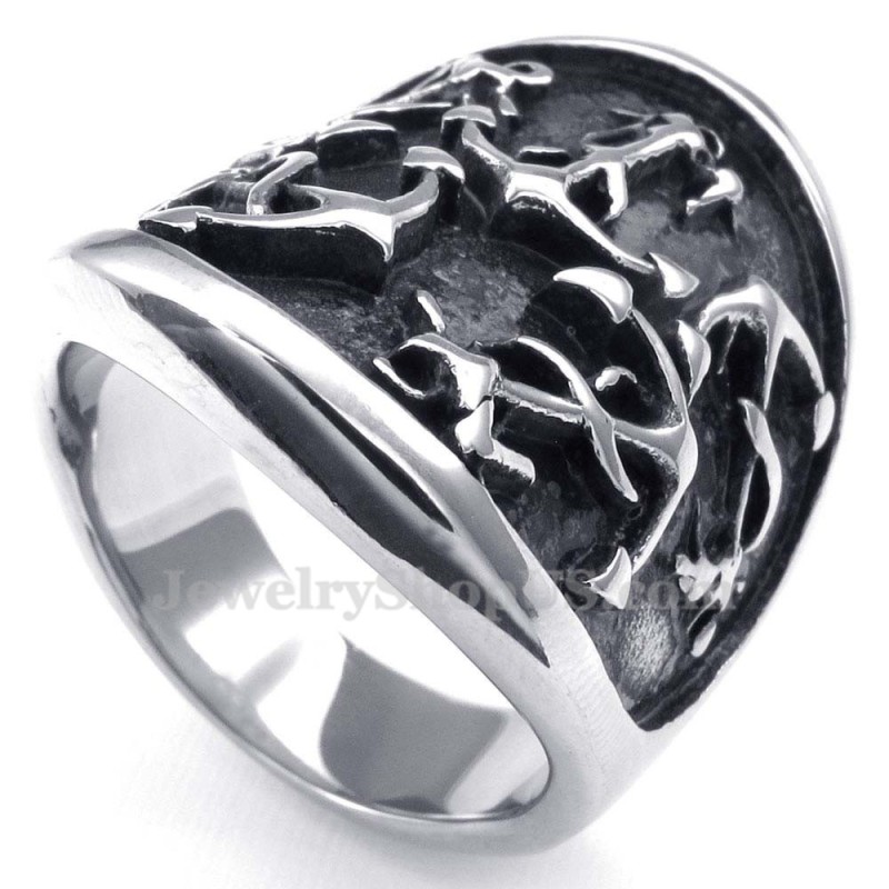 Anel De Titânio Com Âncoras Anel De Titânio Com Âncoras