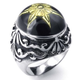 Anel De Titânio Preto