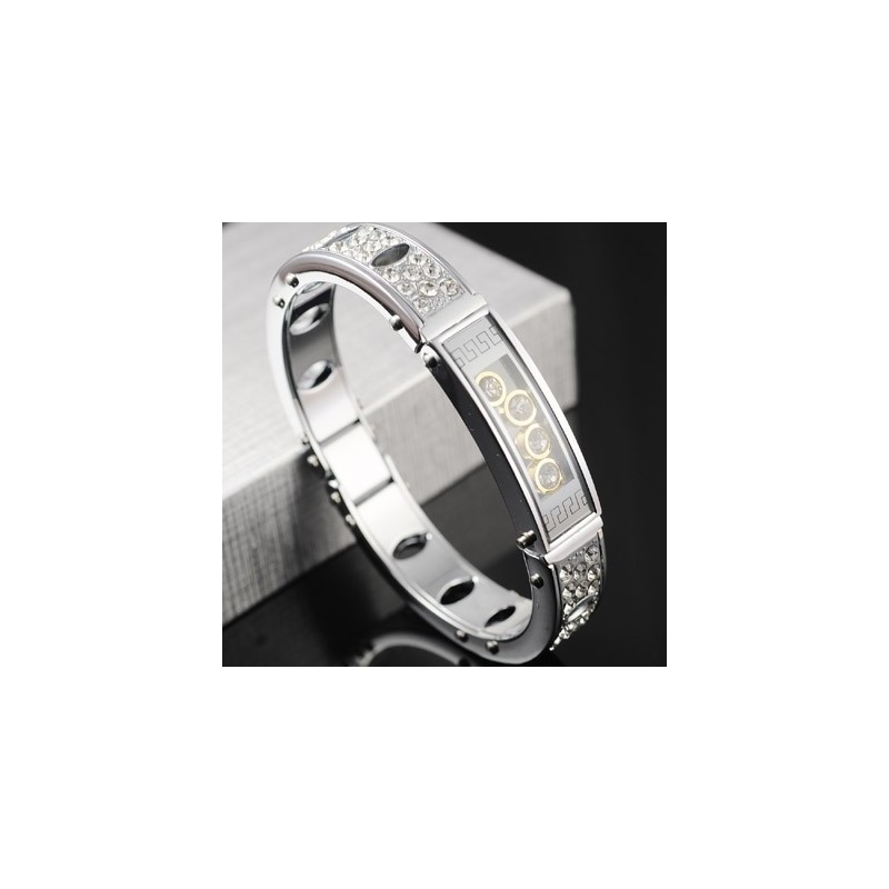Pulseiras Masculinas De Titânio E Diamante