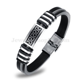 Pulseira De Titânio Com Personalidade Masculina Elegante C888