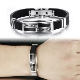 Pulseira De Titânio Masculina Da Moda C930