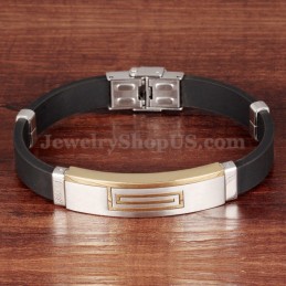 Pulseira Masculina De Titânio C998 Em Promoção