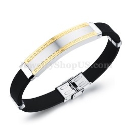 Pulseira De Titânio Masculina Da Moda C995